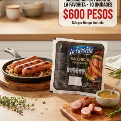 Salchichas de pollo y cerdo