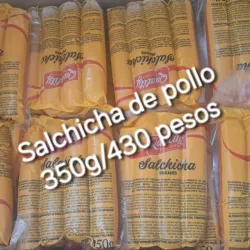 Salchichas de pollo