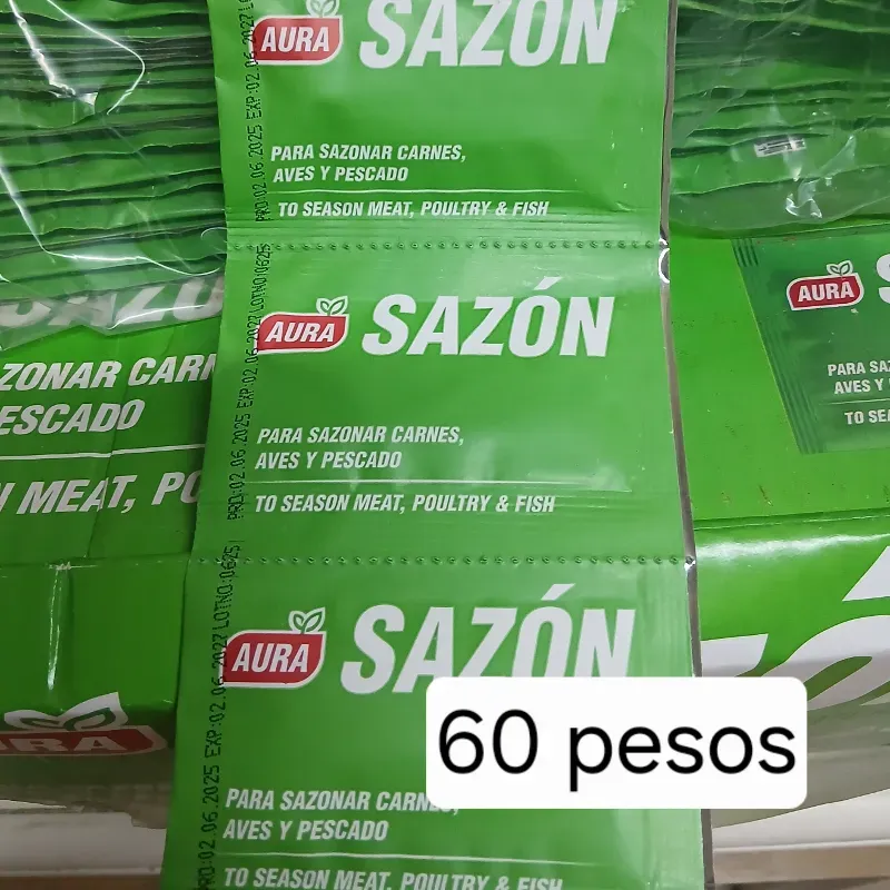 Sazon para aves y pescado