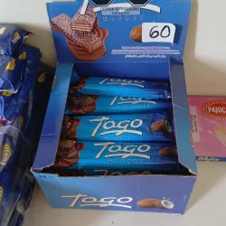 Sorbeto cubierto de chocolate