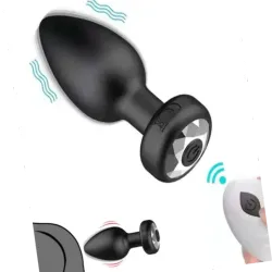 Plug Anal vibrador con mando inalámbrico carga USB