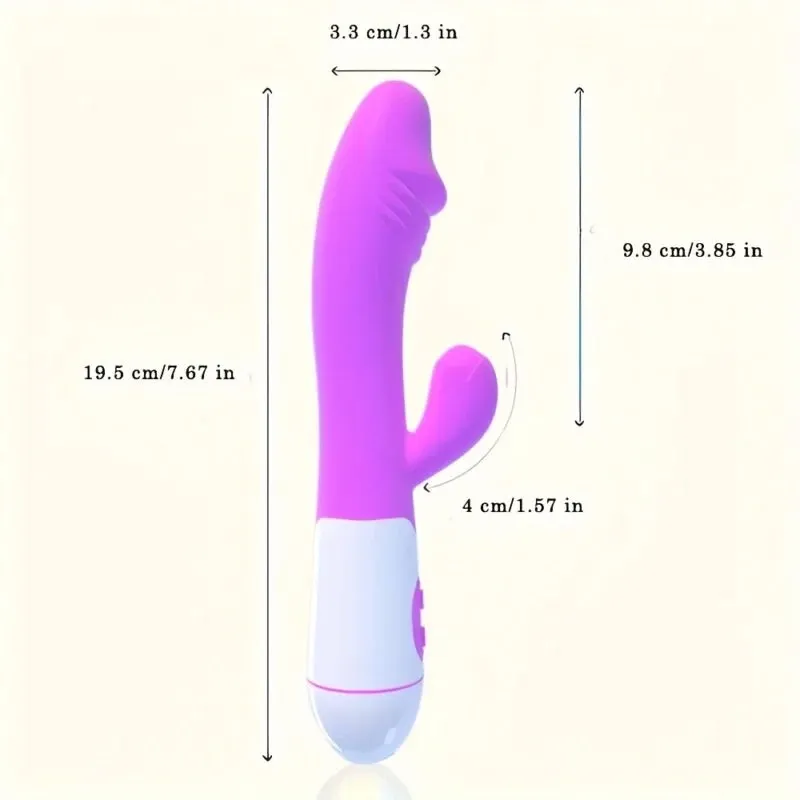 Vibrador de conejito estimulador de clítoris carga USB