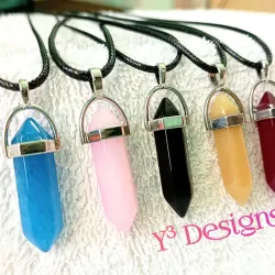 Collares con Dijes de Cuarzo 