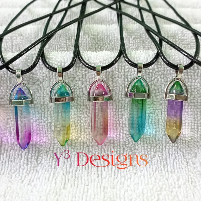 Collares con Dijes de Cuarzo 