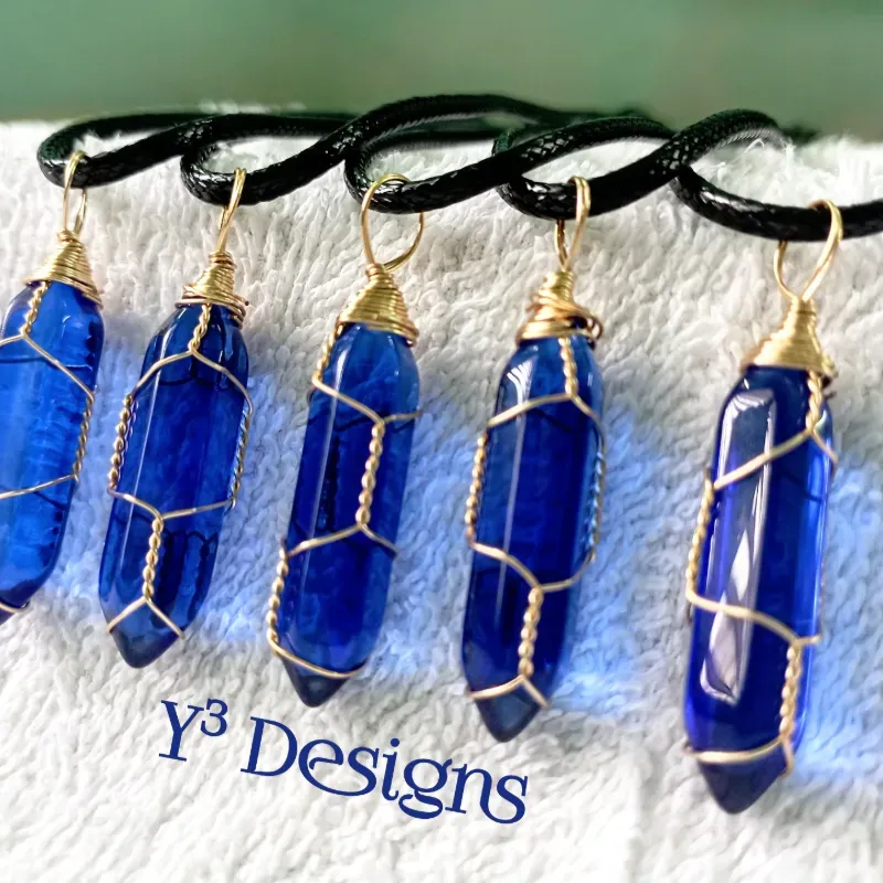 Collares con Dijes de Cuarzo 