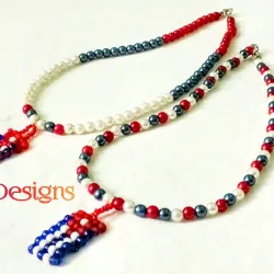 Collares Cuba con Bandera.