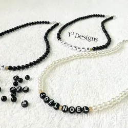 Collares de Perlas con Letras