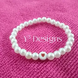 Pulso de Perlas y Corazón ❤️