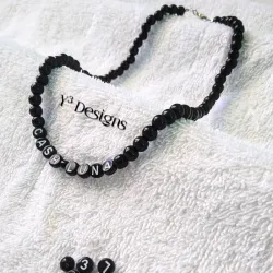 Collar de Perlas Negras.