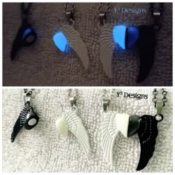 Pareja de Corazón Imantado c/Alas.