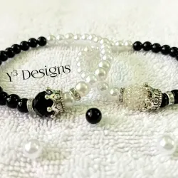 Pareja de Pulsos Yin Yang c/Coronas Reina.