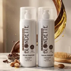 Keratina de Chocolate y Aceite Argan  Blondette 33oz