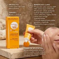 Protector con Base Clara 100 SPF 40ml