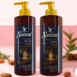 Shampoo y Acondicionador Oro Líquido 400ml