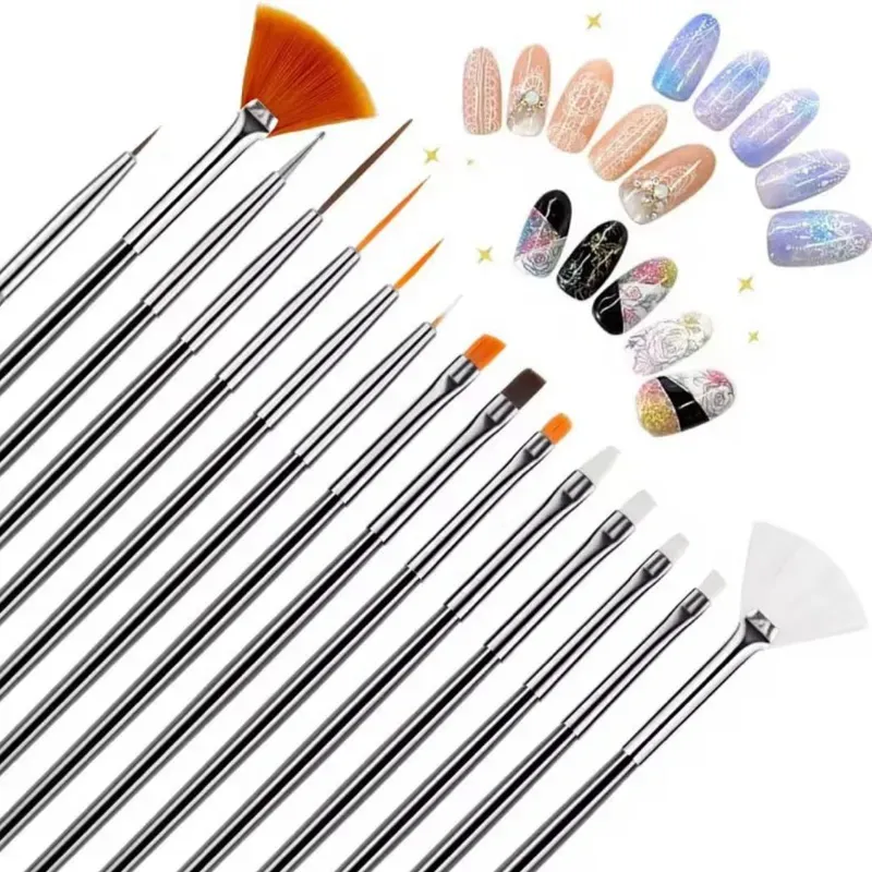 Set de 15 pinceles de dibujo