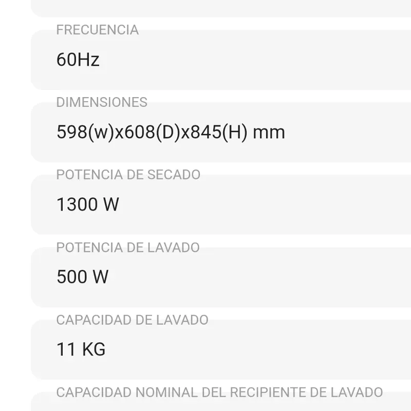 Lavadora Secadora al VAPOR 14kg