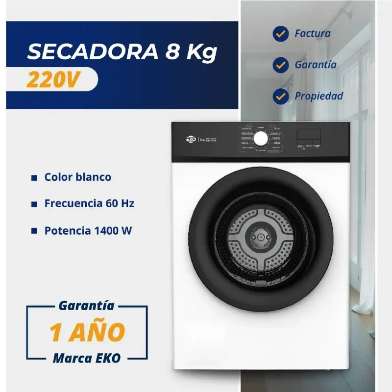 Secadora al vapor 8kg