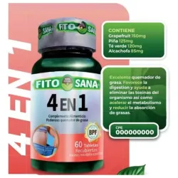 4 en 1 para Perder Peso 60 tab