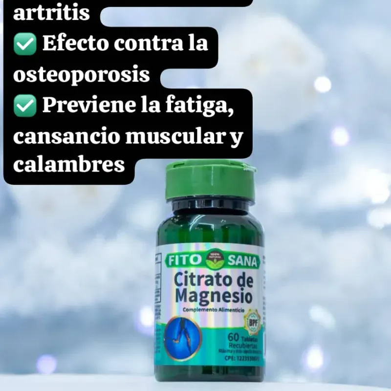 Citrato de Magnesio 60 tab