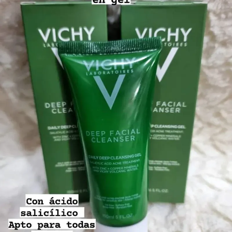 GEL LIMPIADOR FACIAL ANTI ACNE VICHY 150ml💚