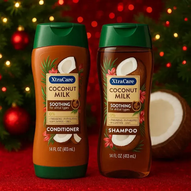 Juego Champú y Acondicionador de Leche de Coco