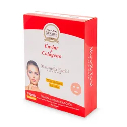 Mascarilla Cristal de Caviar y Colágeno Caja de 6 unidades