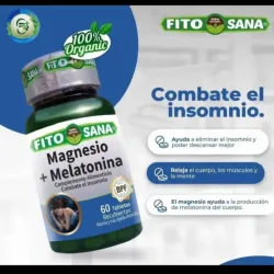 MELATONINA Y MAGNESIO 60 TAB