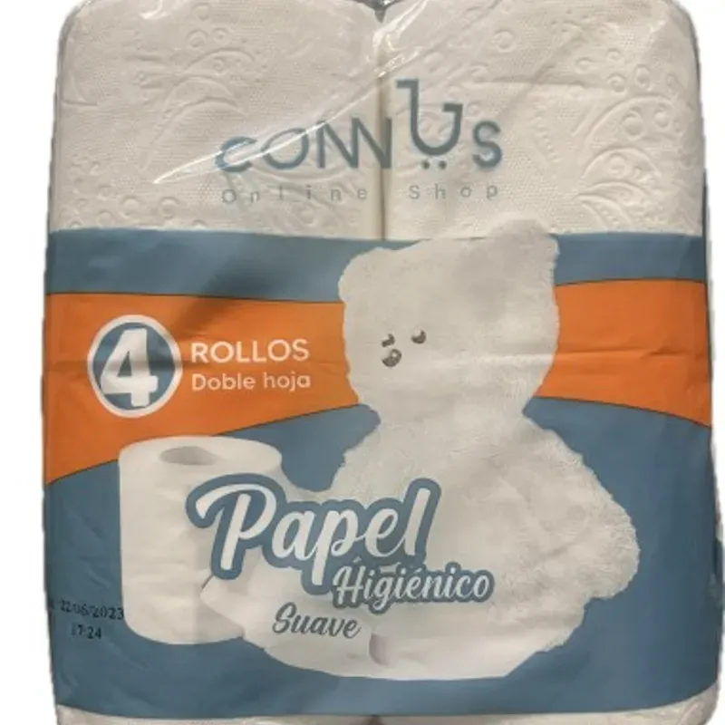 Papel Higiénico Suave ConnUs doble hoja 