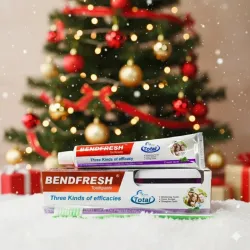 Pasta de dientes menta fresca con cepillo de dientes Bendfresh (110 g / 3.88 oz)