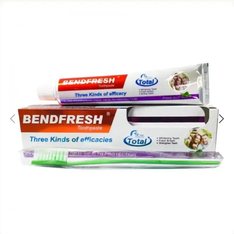 Pasta de dientes menta fresca con cepillo de dientes Bendfresh (110 g / 3.88 oz)