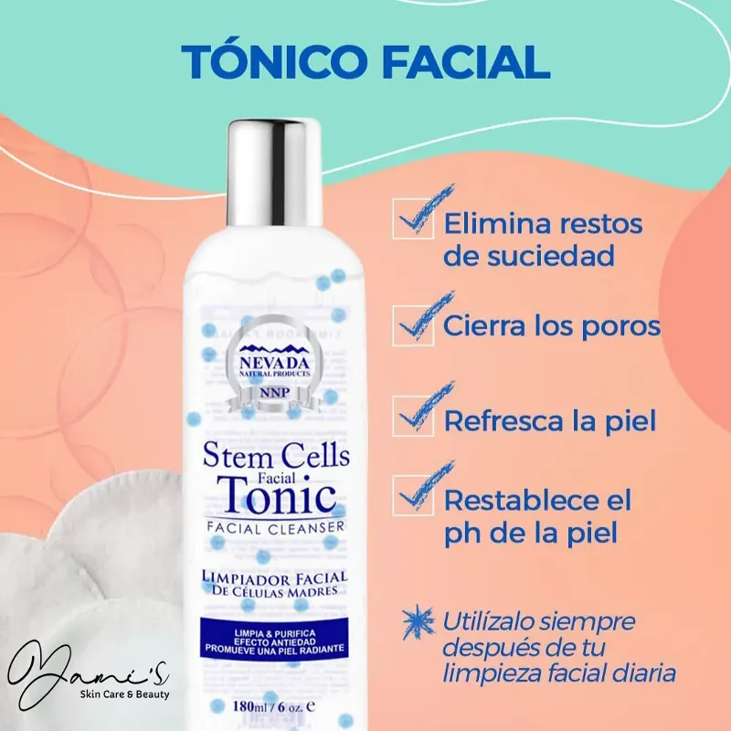 Tónico Facial de Células Madres