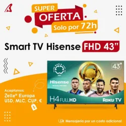 Smart TV Hisense 43”