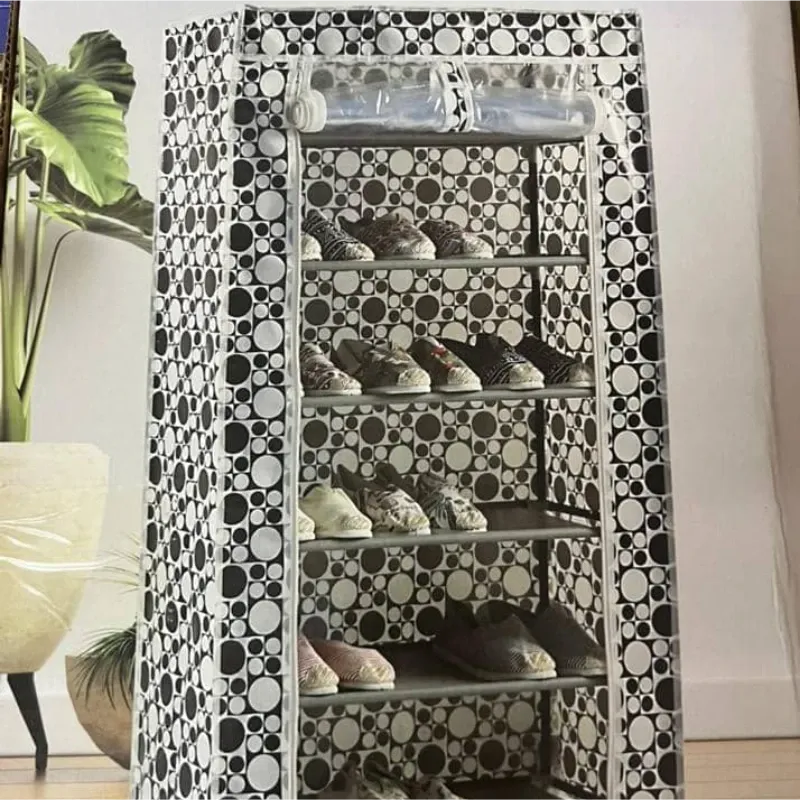 Zapateras de 6 niveles con lona