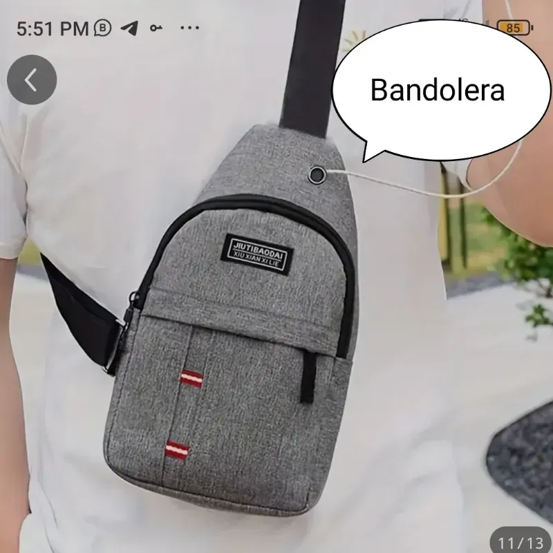 Bandolera para hombre