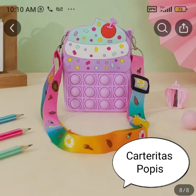 Cartera popi para niña
