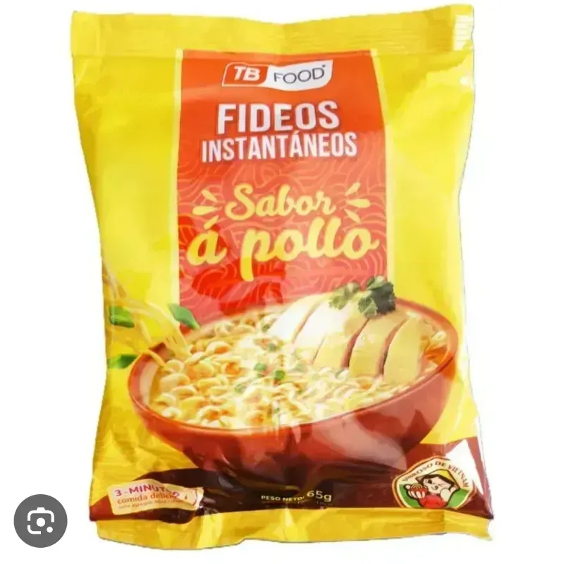 Fideos Instantáneos (Sopa instantánea de Pollo)
