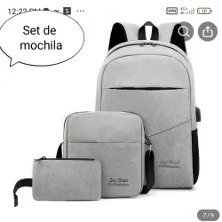 Set de mochila