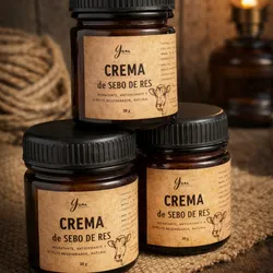 Crema de sebo de res