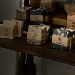 Jabón de Café.  Peso aprox 150gr. Precio 500mn 1.70usd 