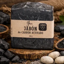 Jabón de carbón activado