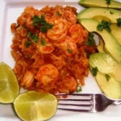 Arroz con Camarones