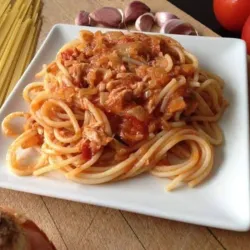 Espaguetis con Atún