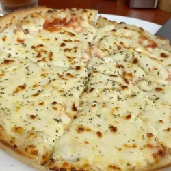 (QB) Pizza de Queso Blanco