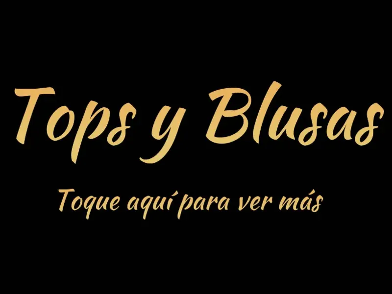 Tops y blusas