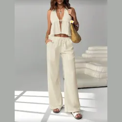 Conjunto de top y pantalón