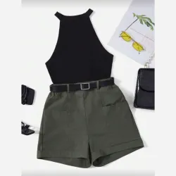 Conjunto de top y short