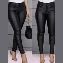 Pantalón negro de látex