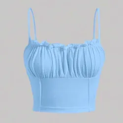 Top azul