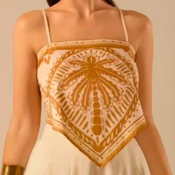 Top estampado