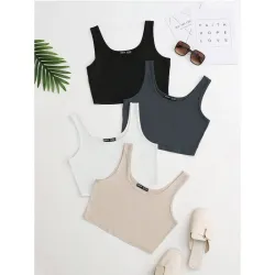 Tops cortos con tirantes